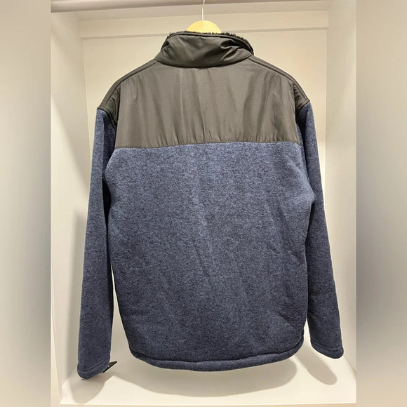 New Balance Navy and Black Full Zip Sweater Fleece Men’s Medium New with Tags - Picture 3 of 16